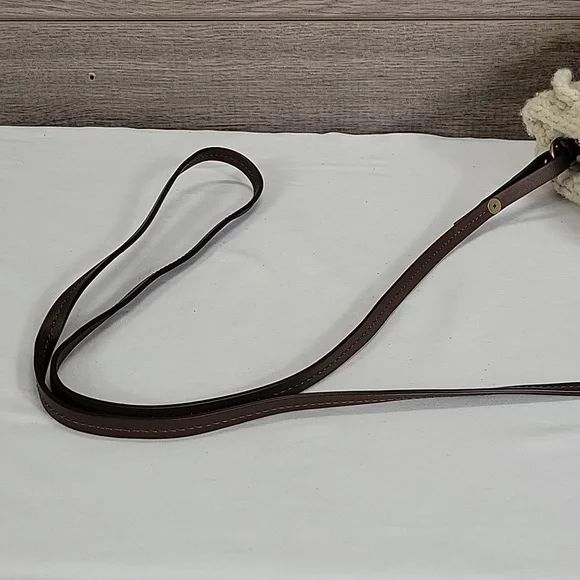 GERARD DAREL Beige Crochet Crossbody Shoulder Bag - Picture 5 of 11